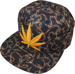 Popfizzy Weed Hat, Mens Pot Leaf Hats, Marijuana Snapback Cap, Cannabis Baseball Caps, Hip-Hop Hats, Weed Gifts for Stoners