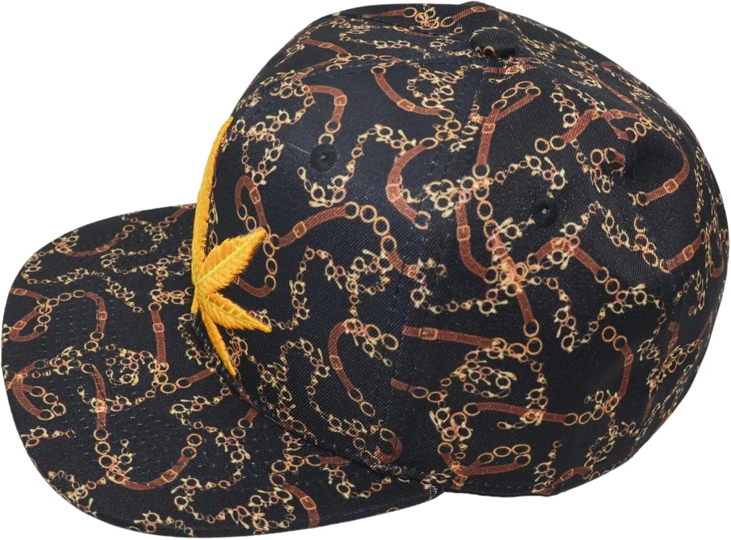 Popfizzy Weed Hat, Mens Pot Leaf Hats, Marijuana Snapback Cap, Cannabis Baseball Caps, Hip-Hop Hats, Weed Gifts for Stoners