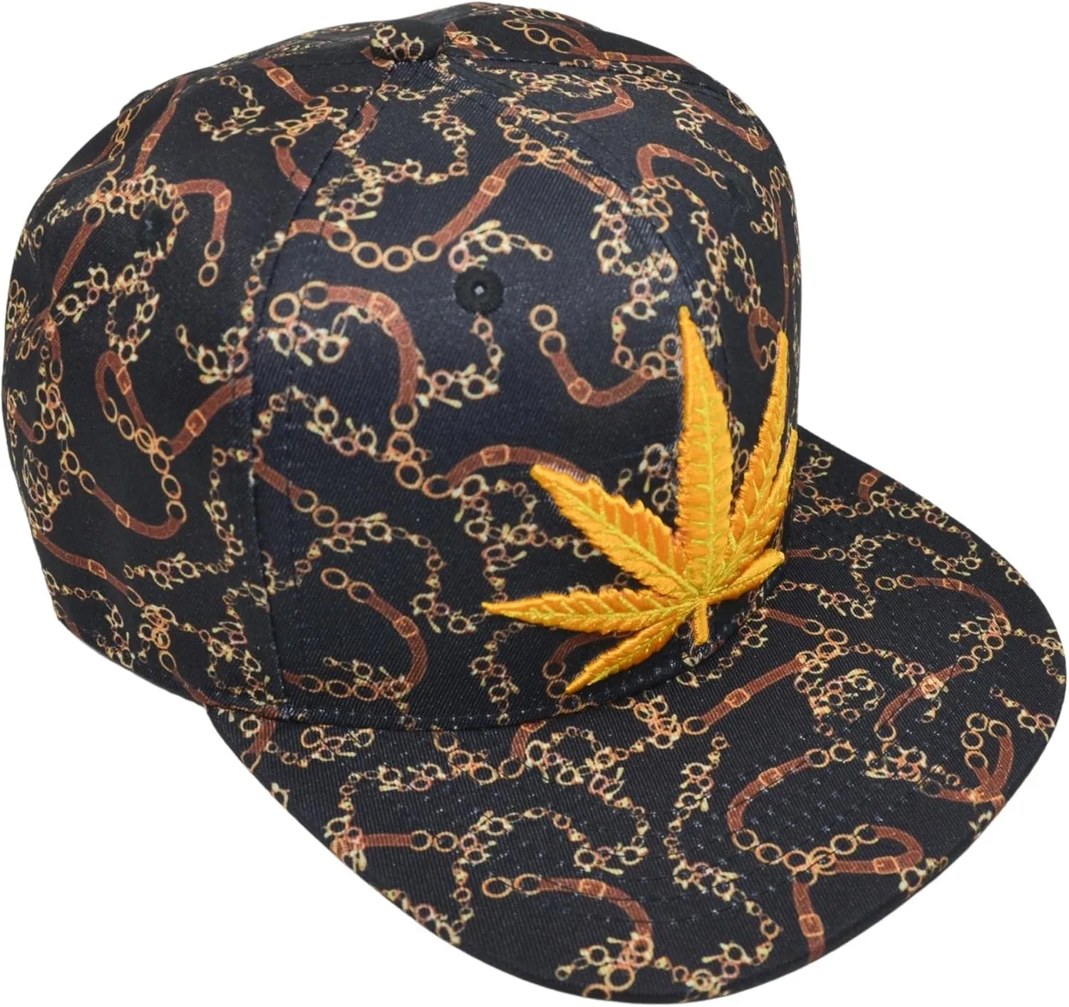 Popfizzy Weed Hat, Mens Pot Leaf Hats, Marijuana Snapback Cap, Cannabis Baseball Caps, Hip-Hop Hats, Weed Gifts for Stoners