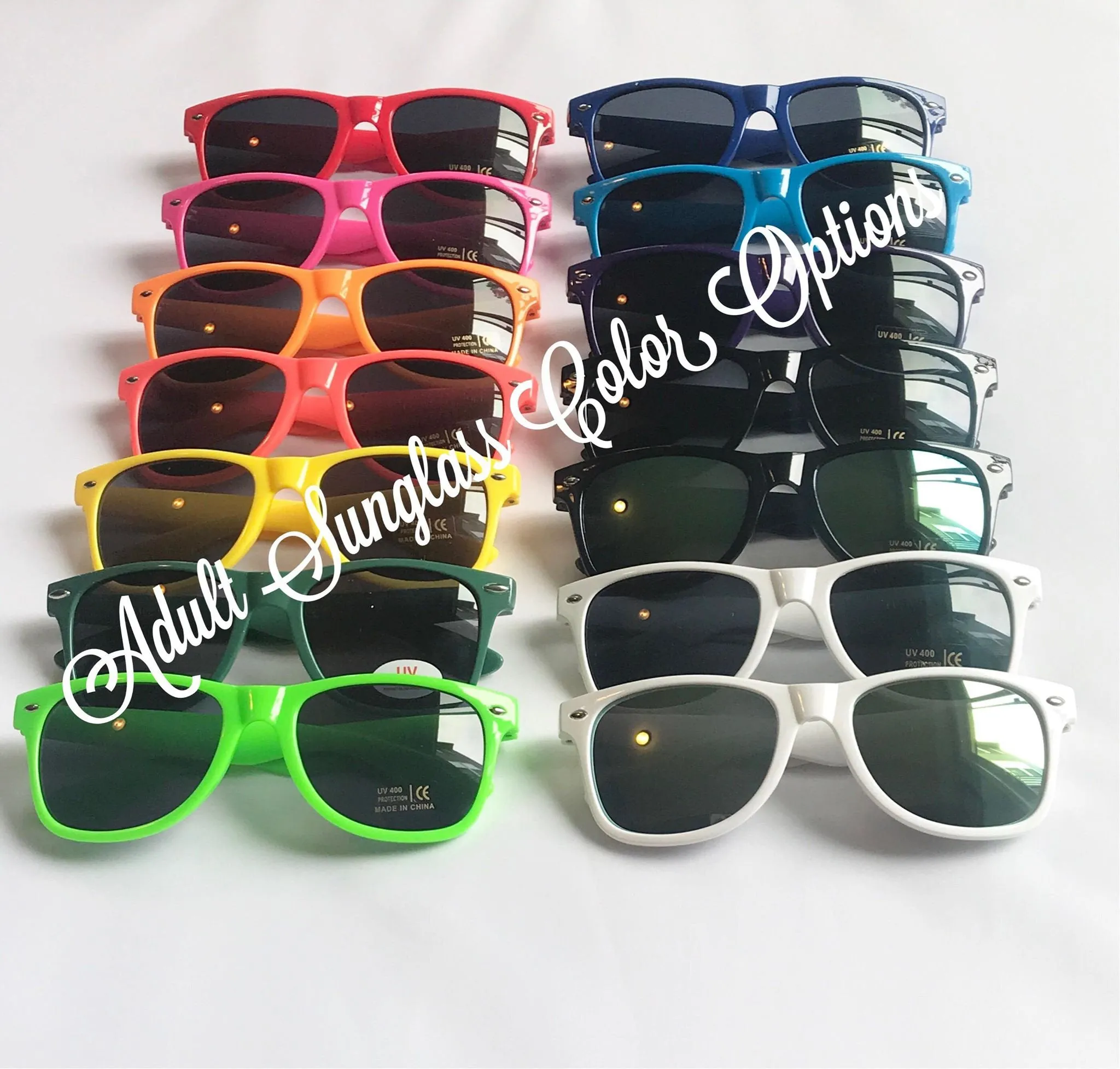 Purple Bachelorette Party Sunglasses, Personalized