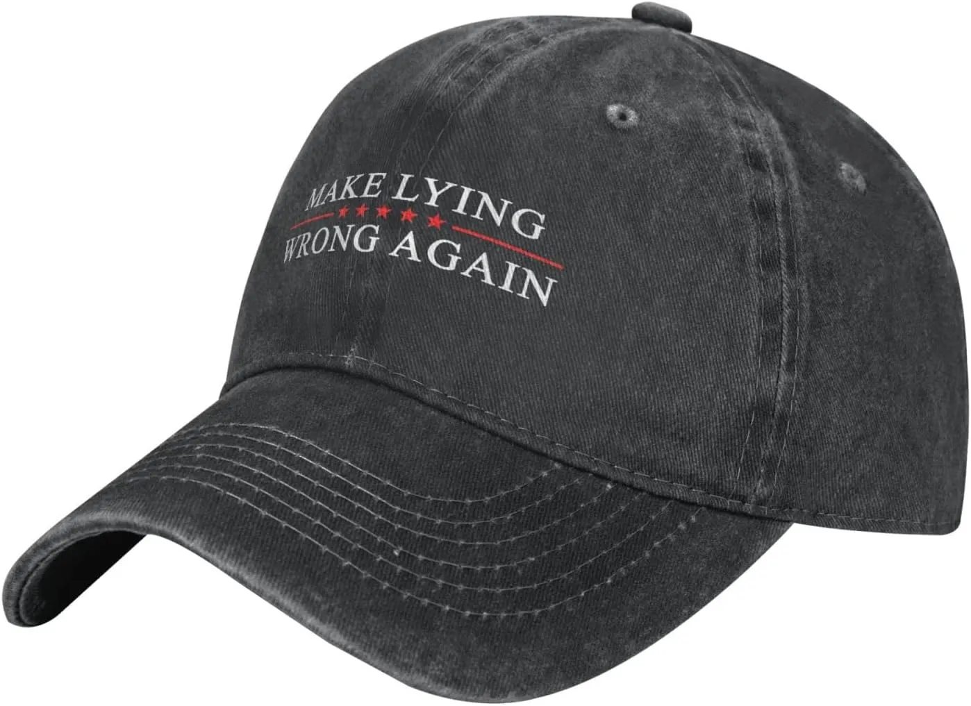 Sefgaen Make Lying Wrong Again Hat for Men Dad Hats Funny Hats
