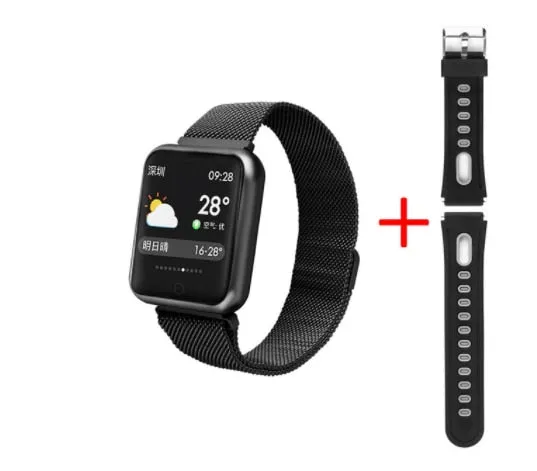 Sports IP68 Smart Watch P68 fitness bracelet activity tracker heart rate monitor blood pressure for ios Android apple iPhone 6 7