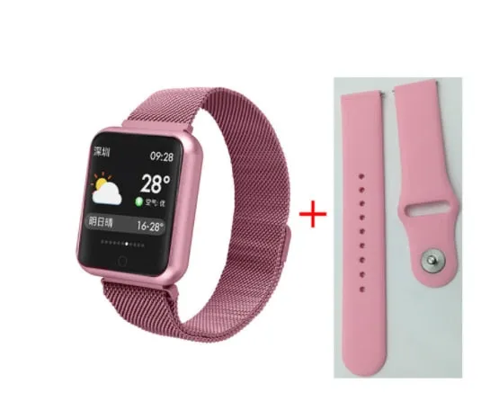 Sports IP68 Smart Watch P68 fitness bracelet activity tracker heart rate monitor blood pressure for ios Android apple iPhone 6 7