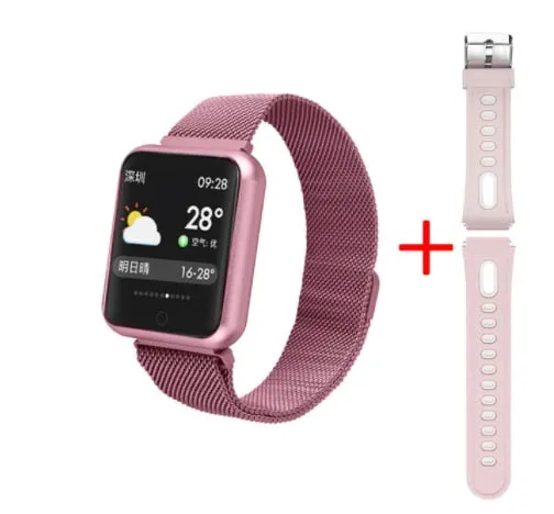 Sports IP68 Smart Watch P68 fitness bracelet activity tracker heart rate monitor blood pressure for ios Android apple iPhone 6 7