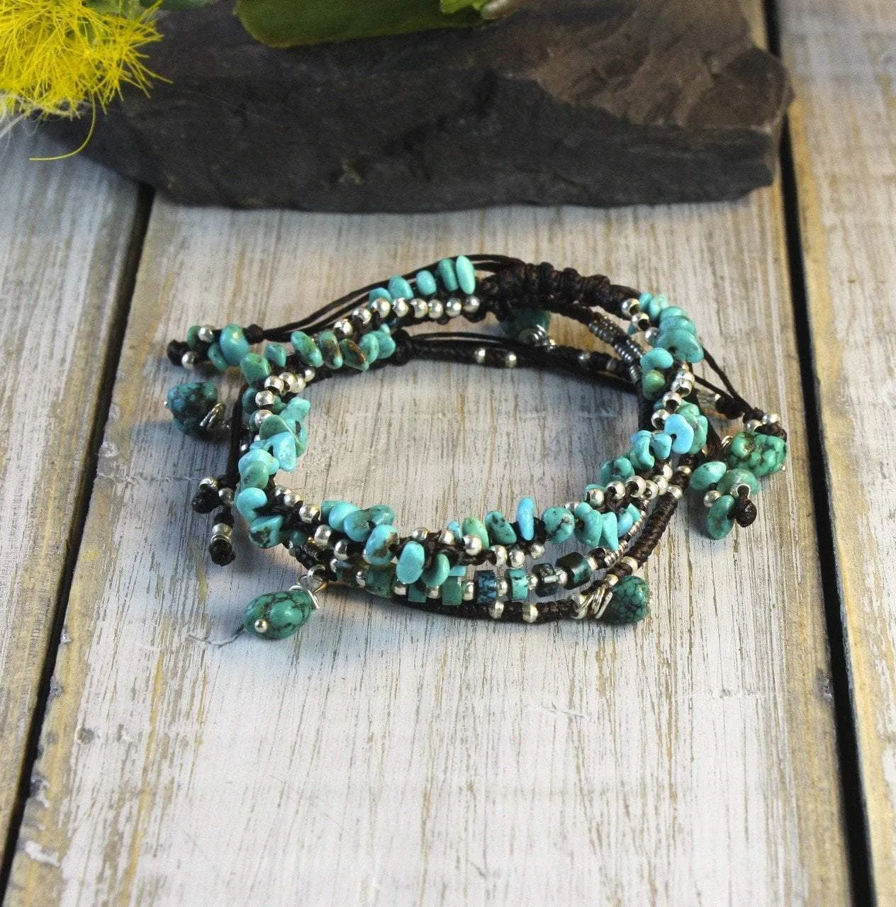 Turquoise Eclectic Bracelet Stack