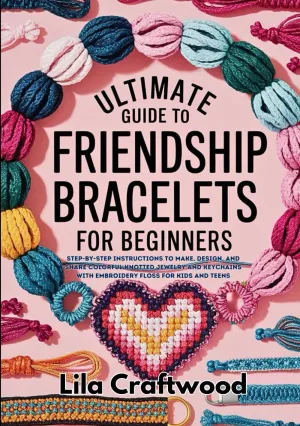 Ultimate Guide to Friendship Bracelets for Beginners: Step-by-Step Instructions to Make, Design, and Share Colorful Knotted Jewelry and Keychains with Embroidery Floss for Kids and Teens Paperback  September 27, 2024