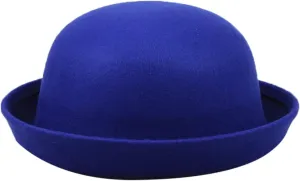 Women Elegant Cloche Round Hat for Women 1920s Fedora Ladies Bucket Hats Vintage Flower Church Hat for Women