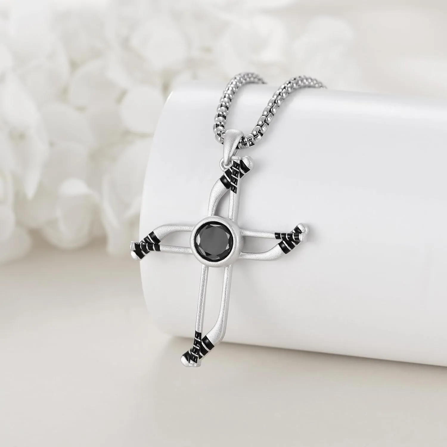 YFN Sport Necklace Sterling Silver Never Give Up I Can Do All Things Pendant Jewelry Sport Gifts for Women Men