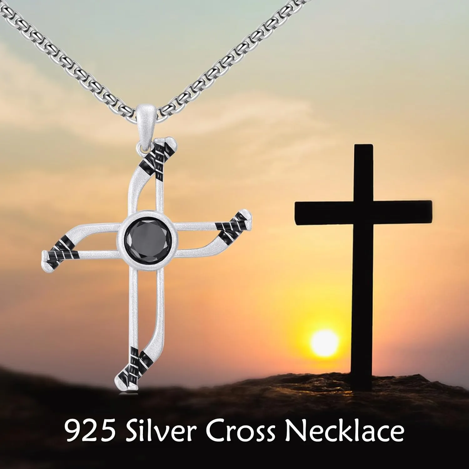 YFN Sport Necklace Sterling Silver Never Give Up I Can Do All Things Pendant Jewelry Sport Gifts for Women Men