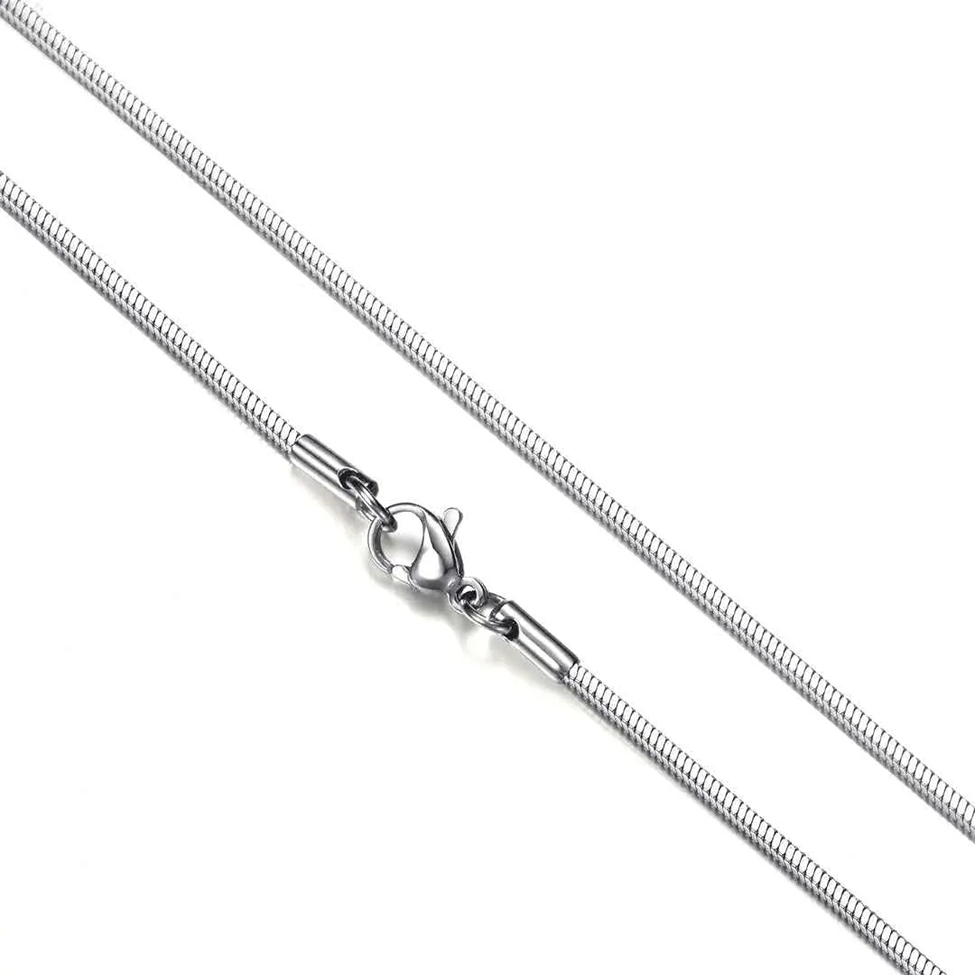 Yin Yang Necklace for Men Tai Chi Pendant with 24 Inch Stainless Steel Chain for Men